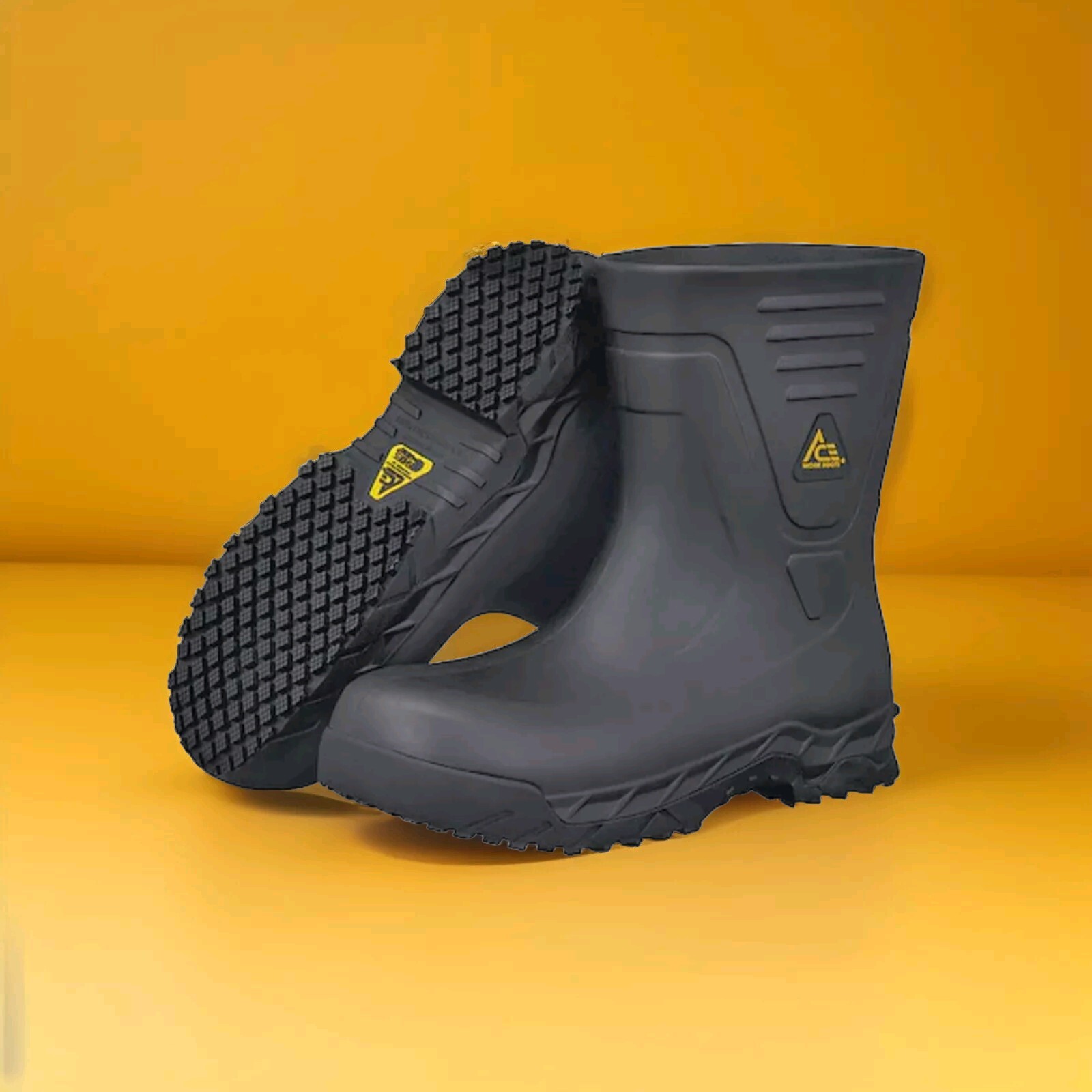 ACE 64133 Work Boots Unisex Bullfrog Pro II Slip Resistant Men 4 / Women 6