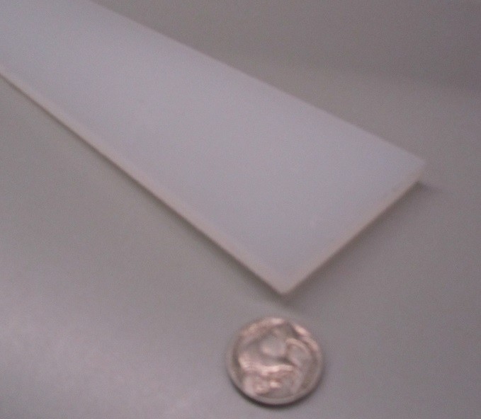 Polypropylene Bar 1/4″ (.250″) Thick x 2.50″ Wide x 48″ Long, 4 pcs, 16 feet