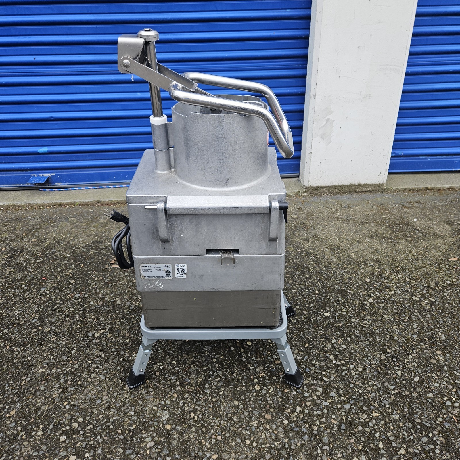 Sammic CA-411 VV Vegetable Processor 400-1300 lbs per hr Pre-owned