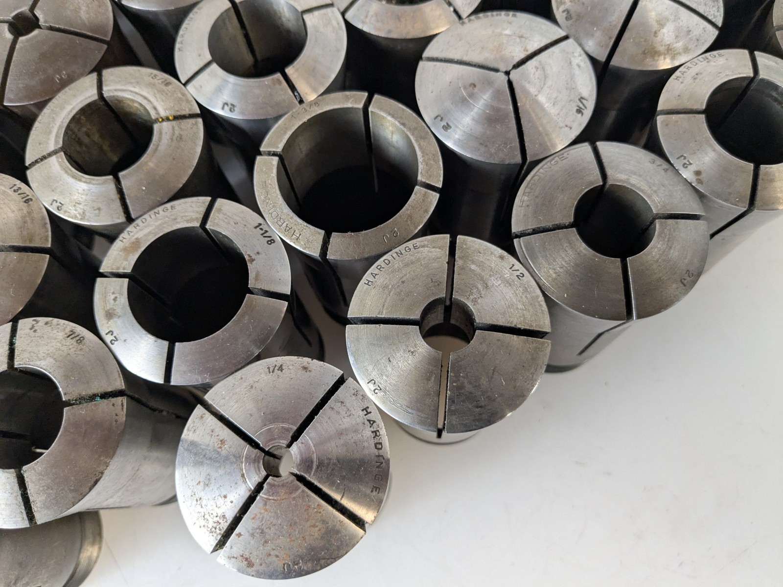 Hardinge 2J Collet Mega Lot of 61. All Hardinge No Duplicates From 10EE Monarch
