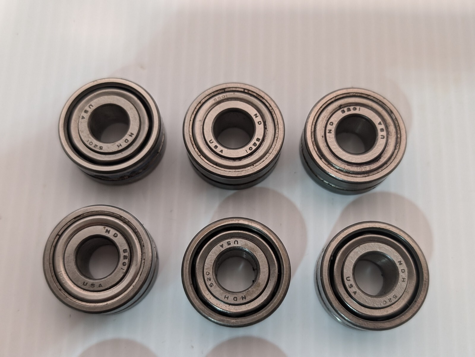 Lot of 4 NDH 5201 Double Row Ball Bearings – Free Returns
