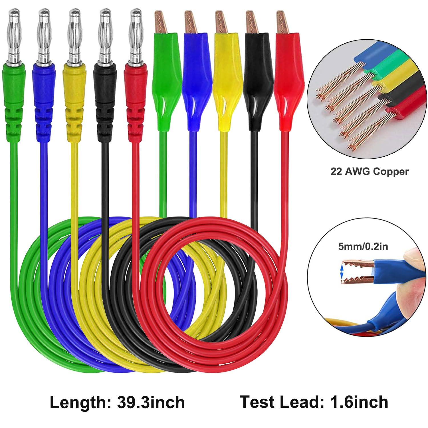 Linkhood 31PCS Automotive Back Probe Kit with Alligator Clip Test Leads
