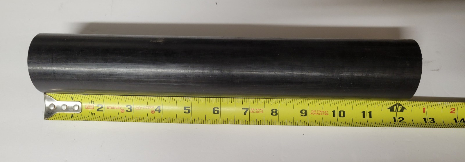 Black Delrin 2″ Dia Round Stock 12″ long (2.000 X 12.000) INV#W-64