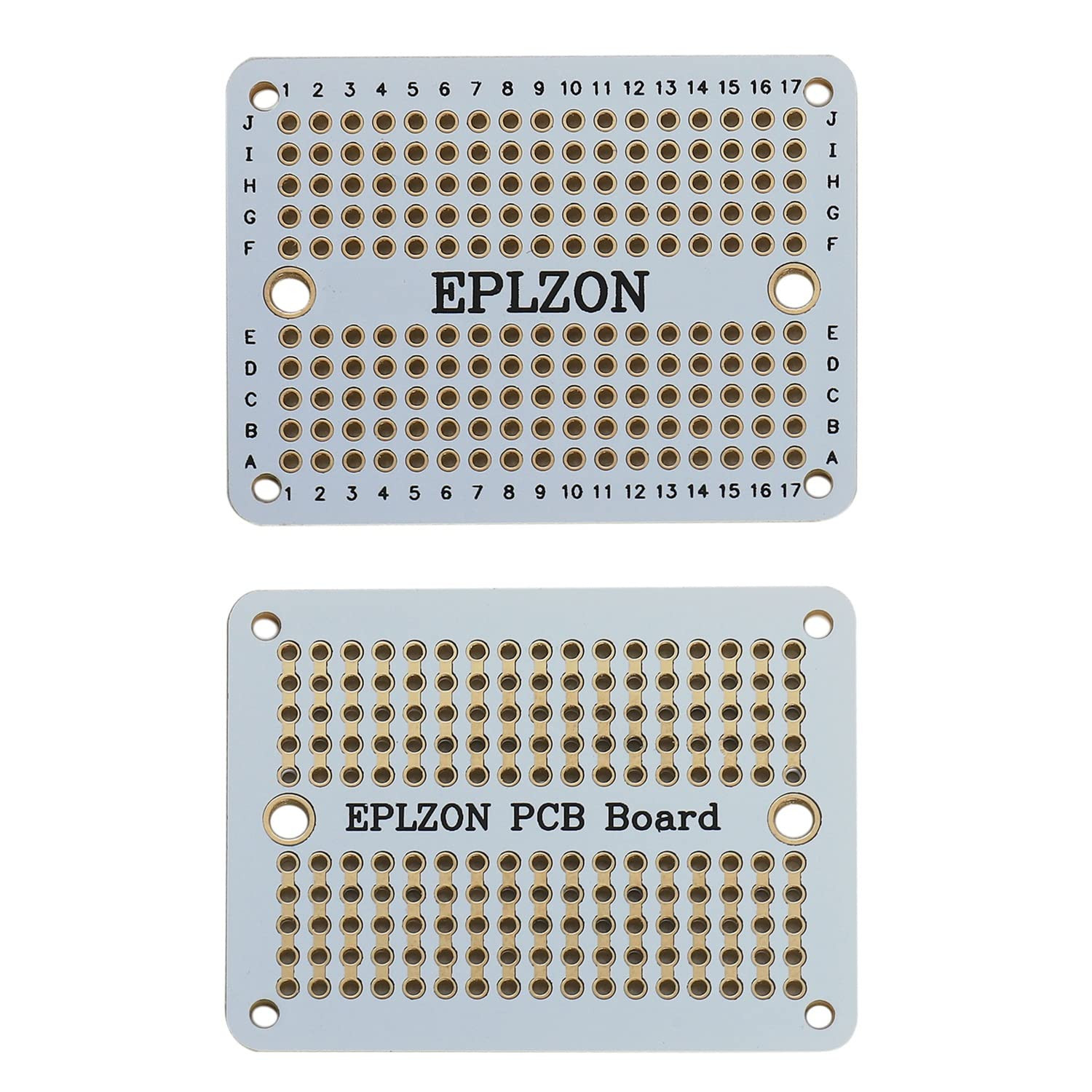 Solderable Breadboard PCB Board Gold-Plated Solder Breadboard for DIY Electro…
