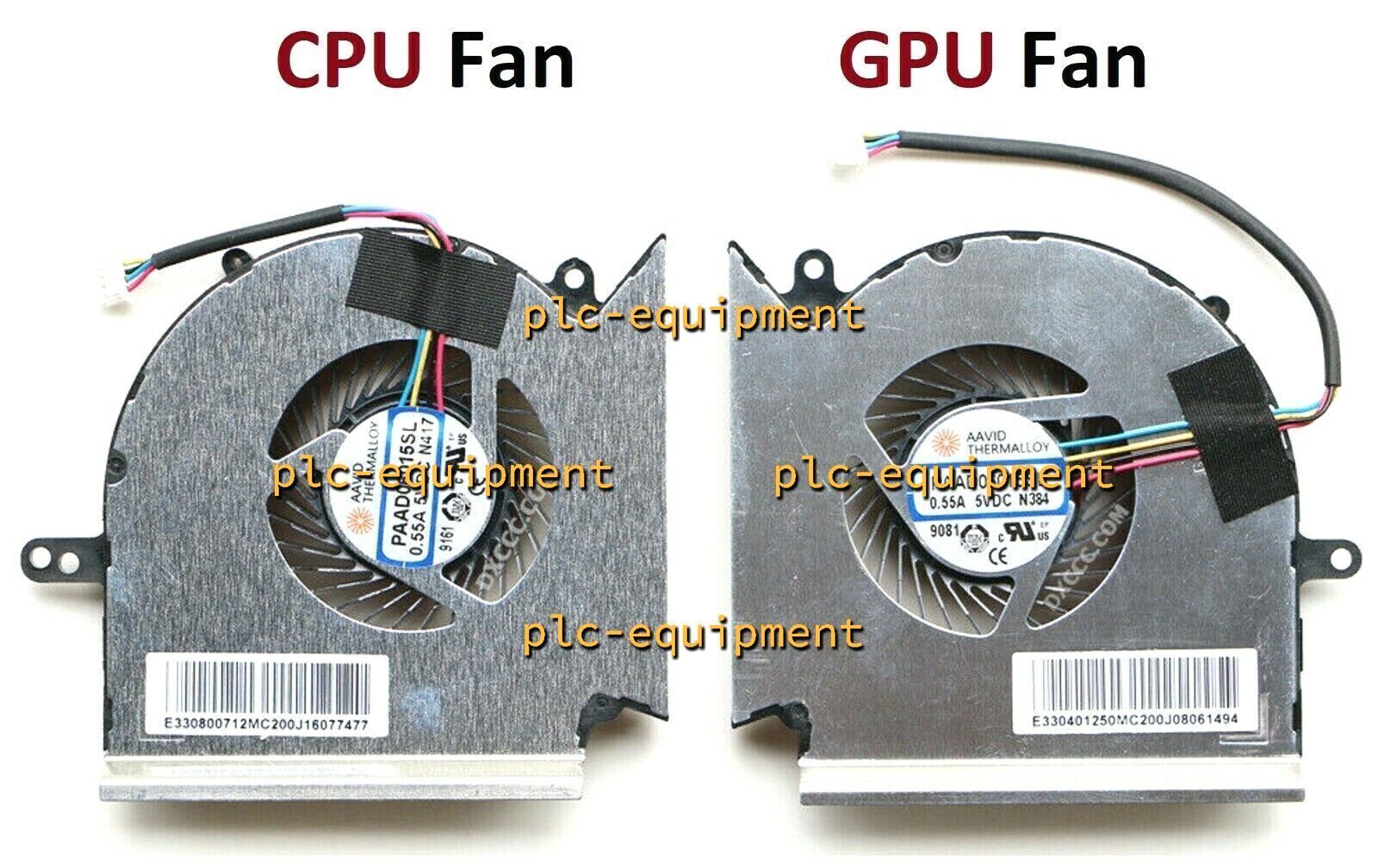 New MSI GP63 Leopard 8RD MS-16P5 MS-16P6 CPU + GPU Cooling Fan