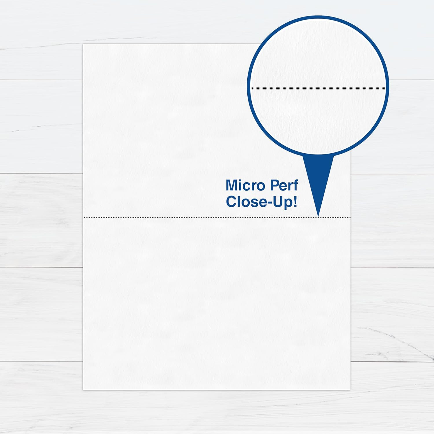 Professional Perforated Paper, 500 Sheets, 2 Part Perf