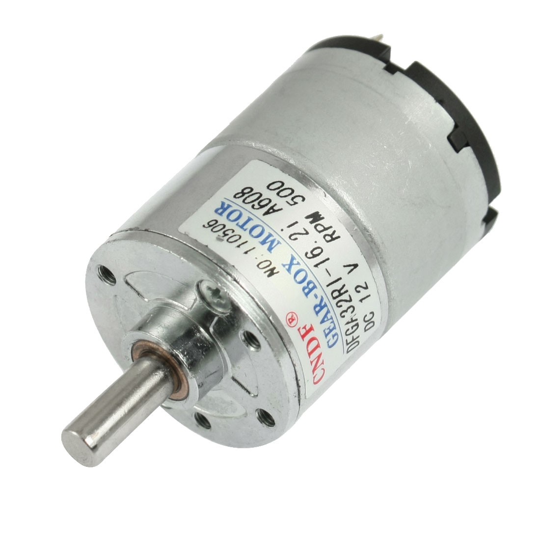 Uxcell(R) 12V 500RPM 50mA 0.3Kg-cm D-Shaft Permanent Magnet DC Gear Motor