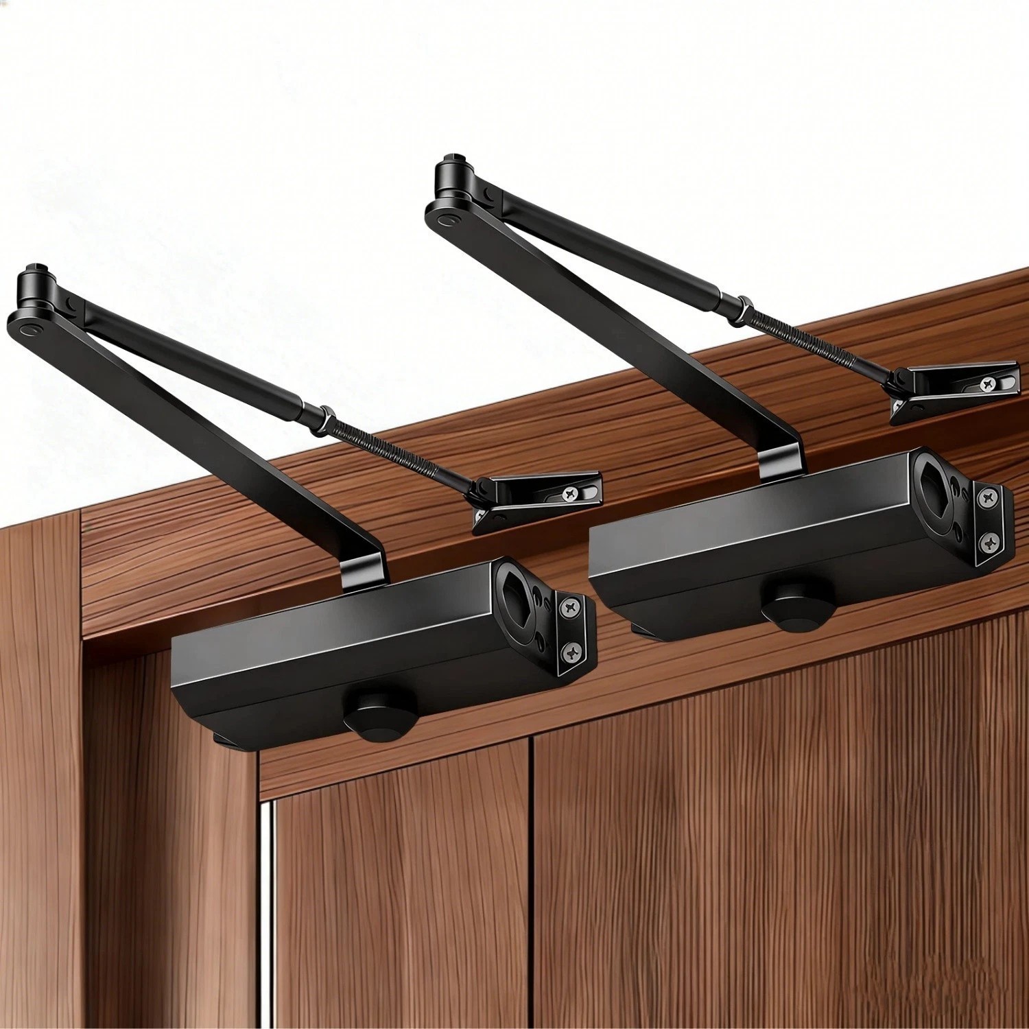 2X 187LB Commercial Door Closer Heavy Duty Residential Hydraulic Auto DoorCloser