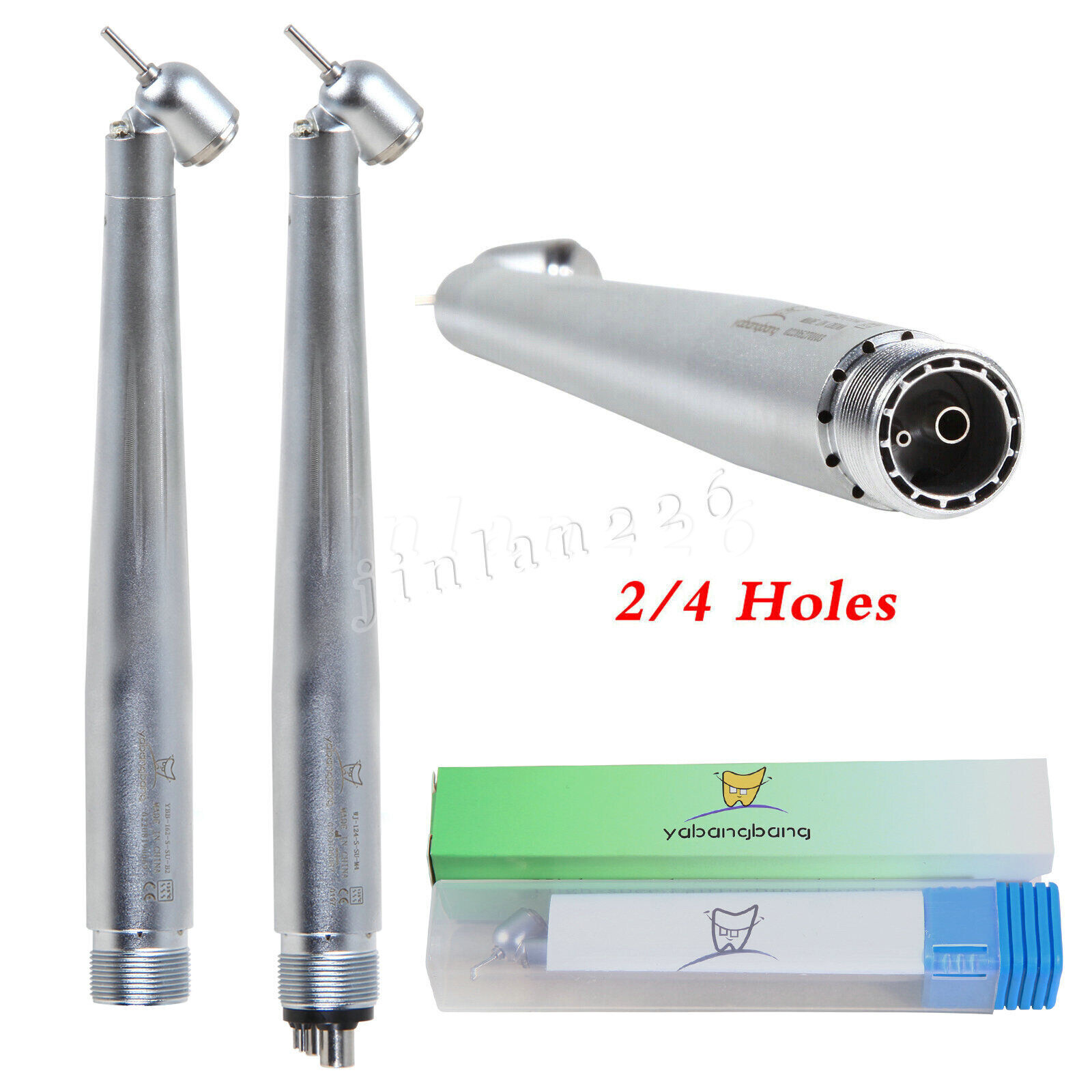 Dental 45° 45Degree Surgical High Speed Handpiece LED E-generator Push NSK STYLE