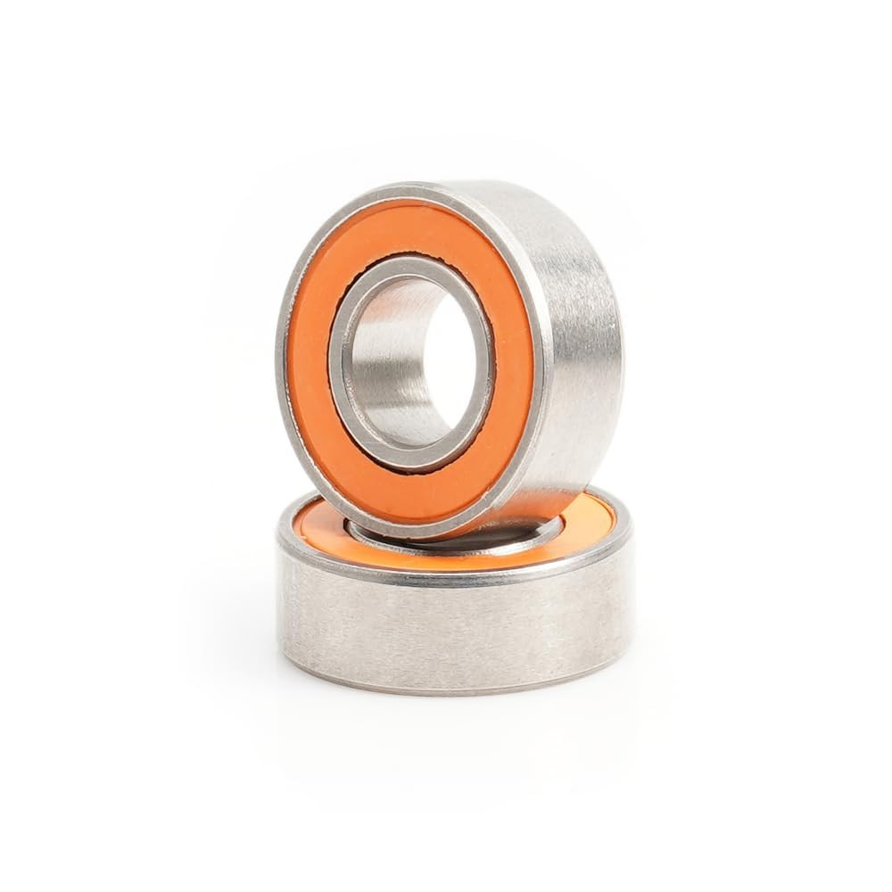 AXK 2Pcs/Set Ceramic Bearing SMR115-2RS CB (5X11X4Mm) & S623-2RS CB (3X10X4Mm) S
