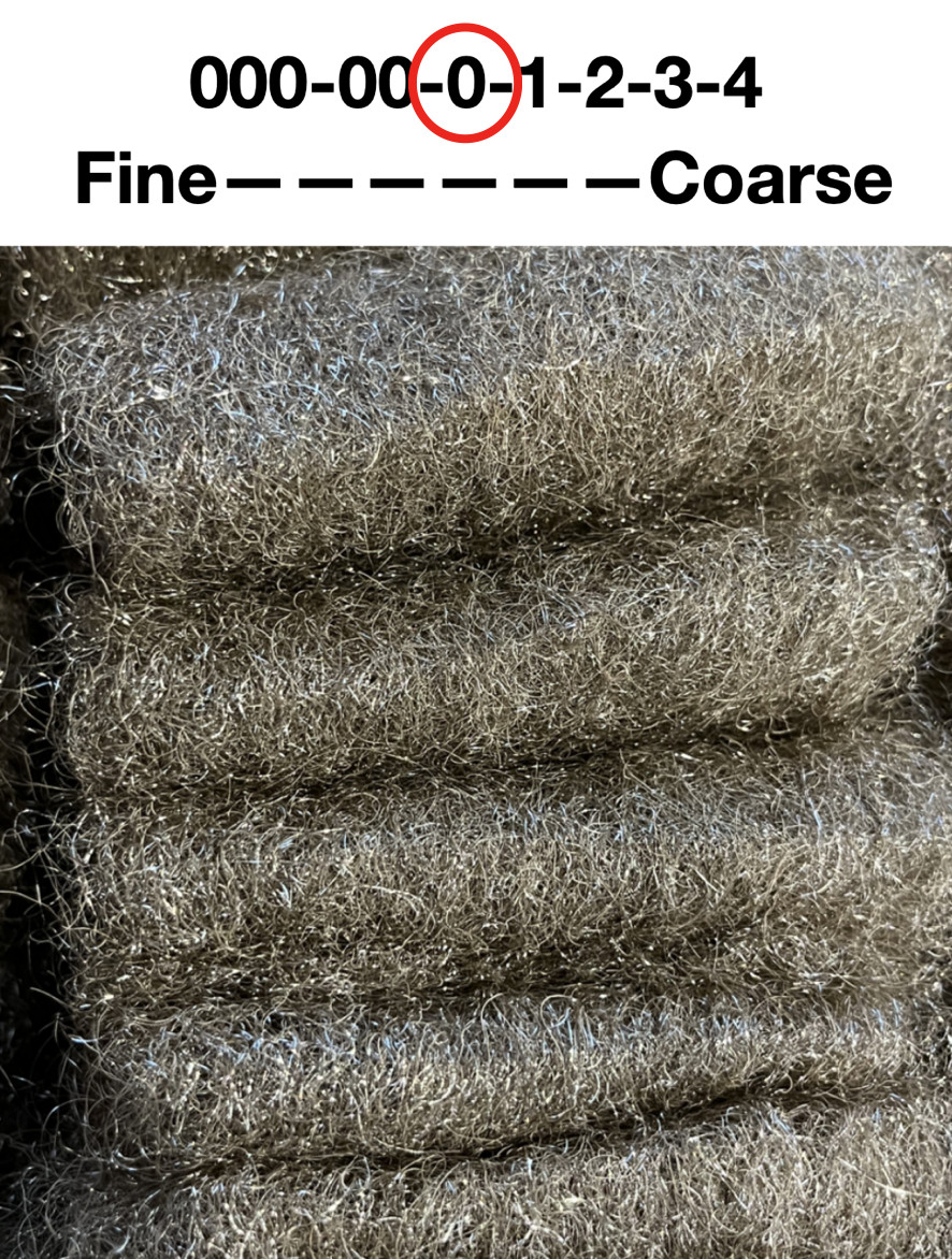 BRONZE WOOL 6 PADS MEDIUM GRADE FOR MARINE AUTOMOTIVE & RV CLEANING & SANDING