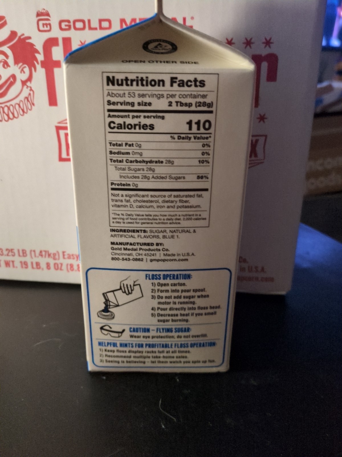 Gold Medal Flossugar Boo Blue Exp 10/2027