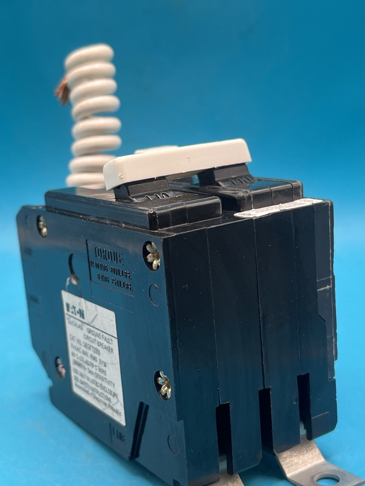 Eaton QBGFT2050 Circuit Breaker 50 Amp Bolt-On Ground Fault Self Test