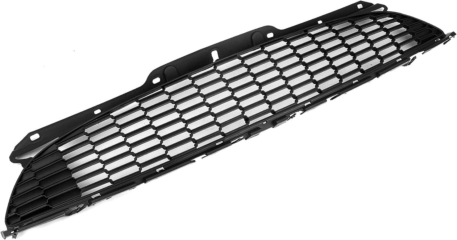 Car Front Bumper Grille Mesh + Frame Trim For Mini Cooper R55 R56 R57 R58