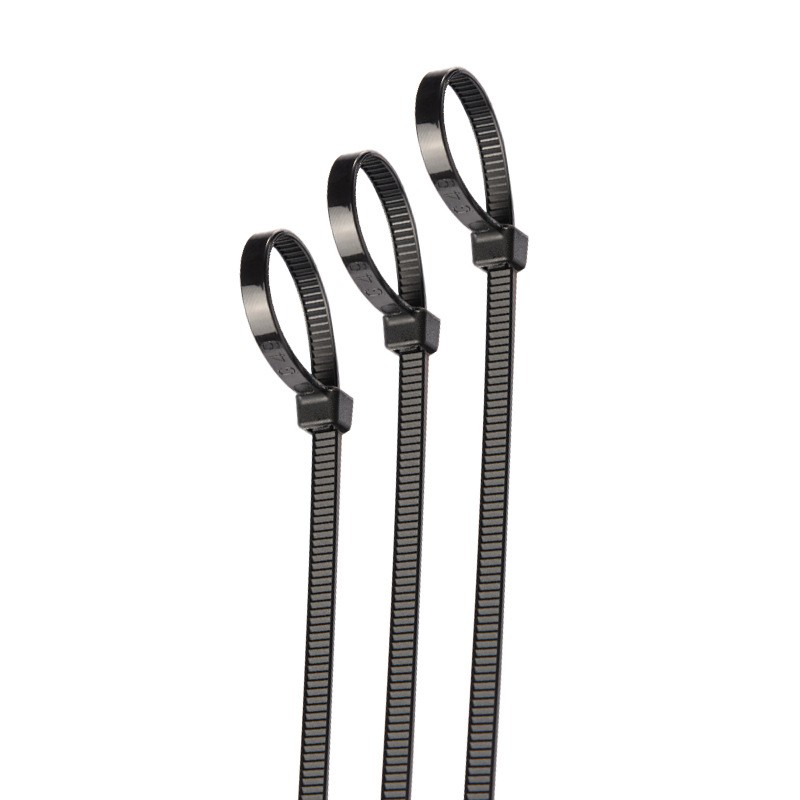 250x 14″ Black Zip Ties Nylon Cable Fasteners Locking Plastic Cord Long Lot Pack