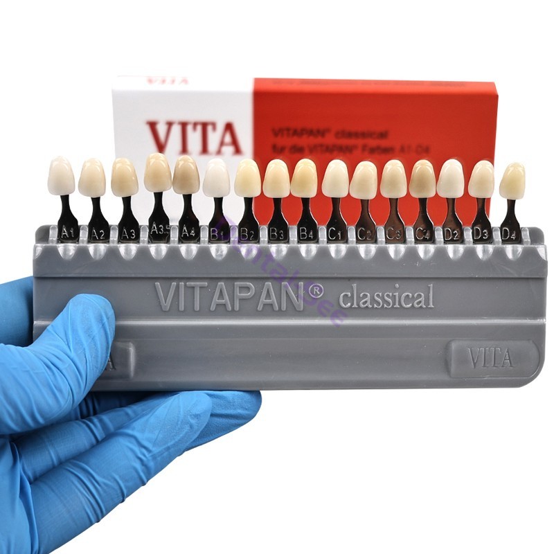 Vita Classical Shade Guide Dental Materials A1-D4 16 Colors Teeth Whitening USA