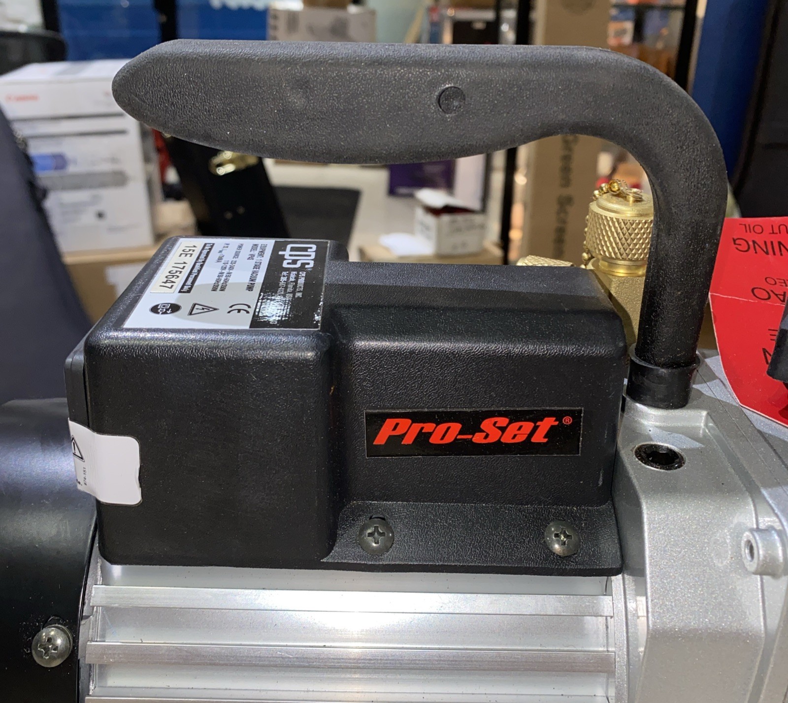 CPS VP4S – Pro Set Single Stage Vacuum Pump, 4 CFM
