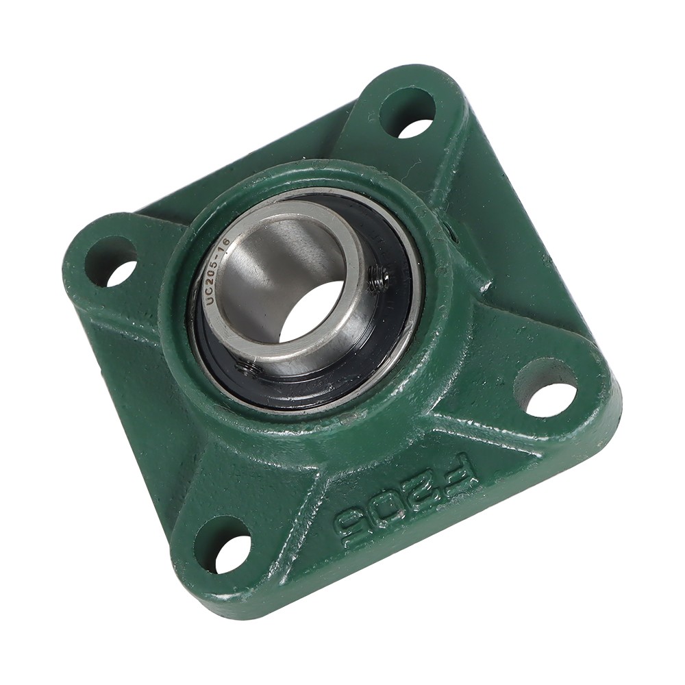 10 Pcs UCF205-16 Pillow Block Flange Bearing 1″ Bore 4 Bolt Solid Base