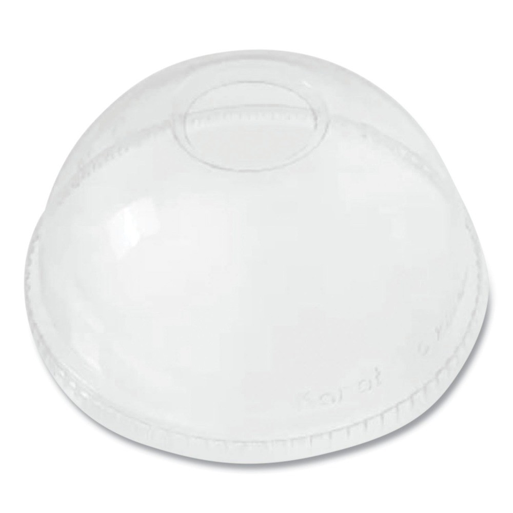 Karat CKDL626 12 oz. to 24 oz. Dome PET Plastic Lids – Clear (1000/Carton) New