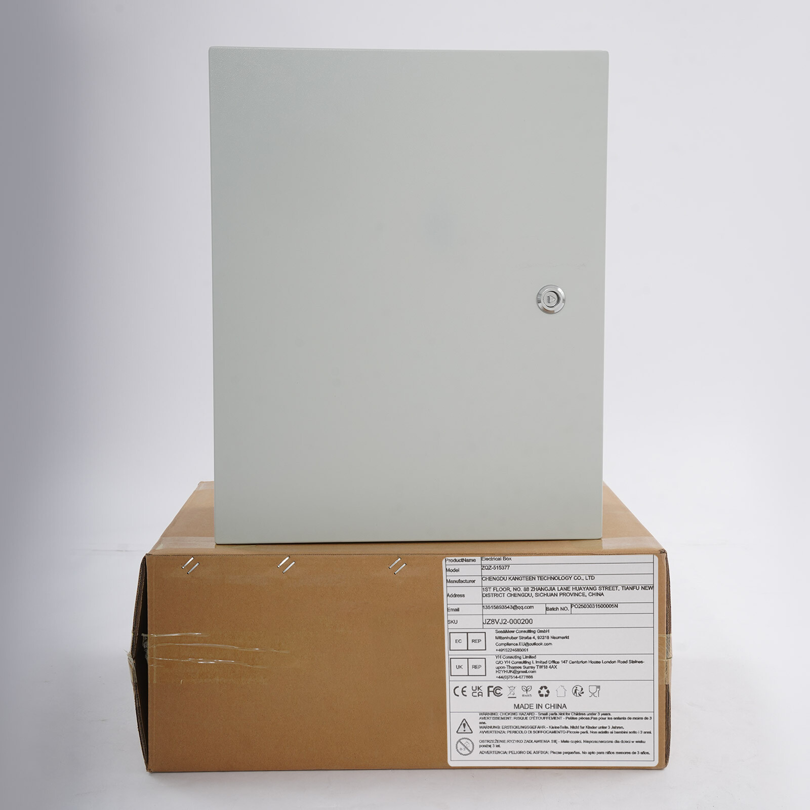 16″x8″x20″ Steel Outdoor Waterproof Electrical Box Wall Mount Junction Box IP50