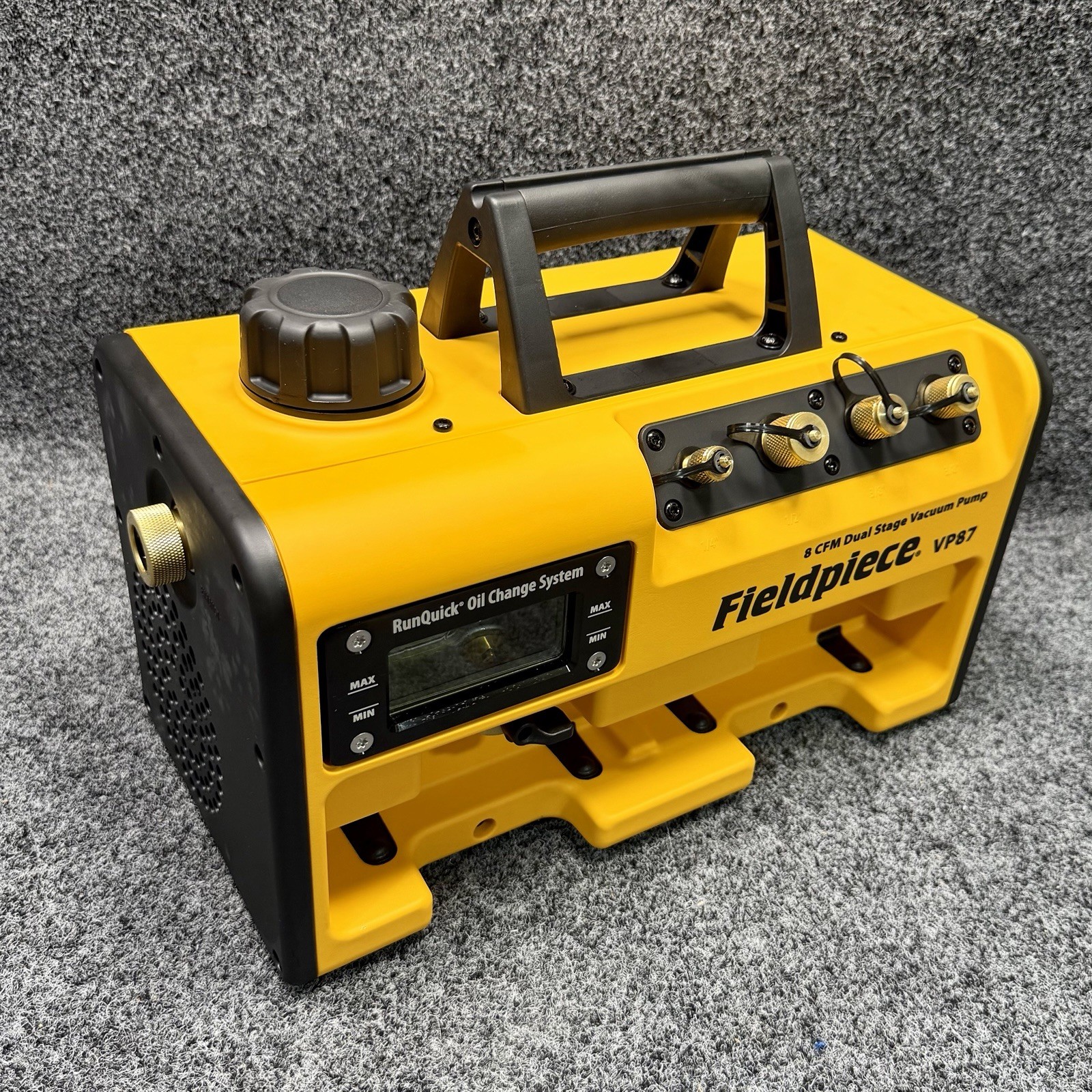 Fieldpiece VP87 3/4 HP 2500 RPM 120VAC 8 CFM Displacement Two-Stage Vacuum Pump