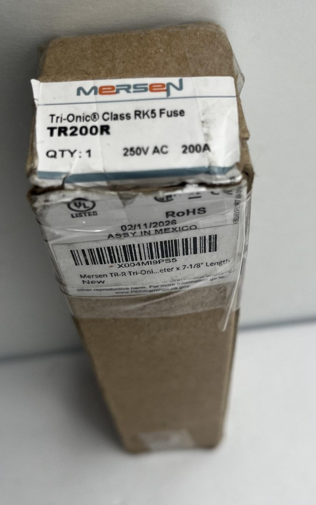 Mersen TR200R Tri-Onic Class RK5 Fuse 200A 250VAC Dual Element Time Delay