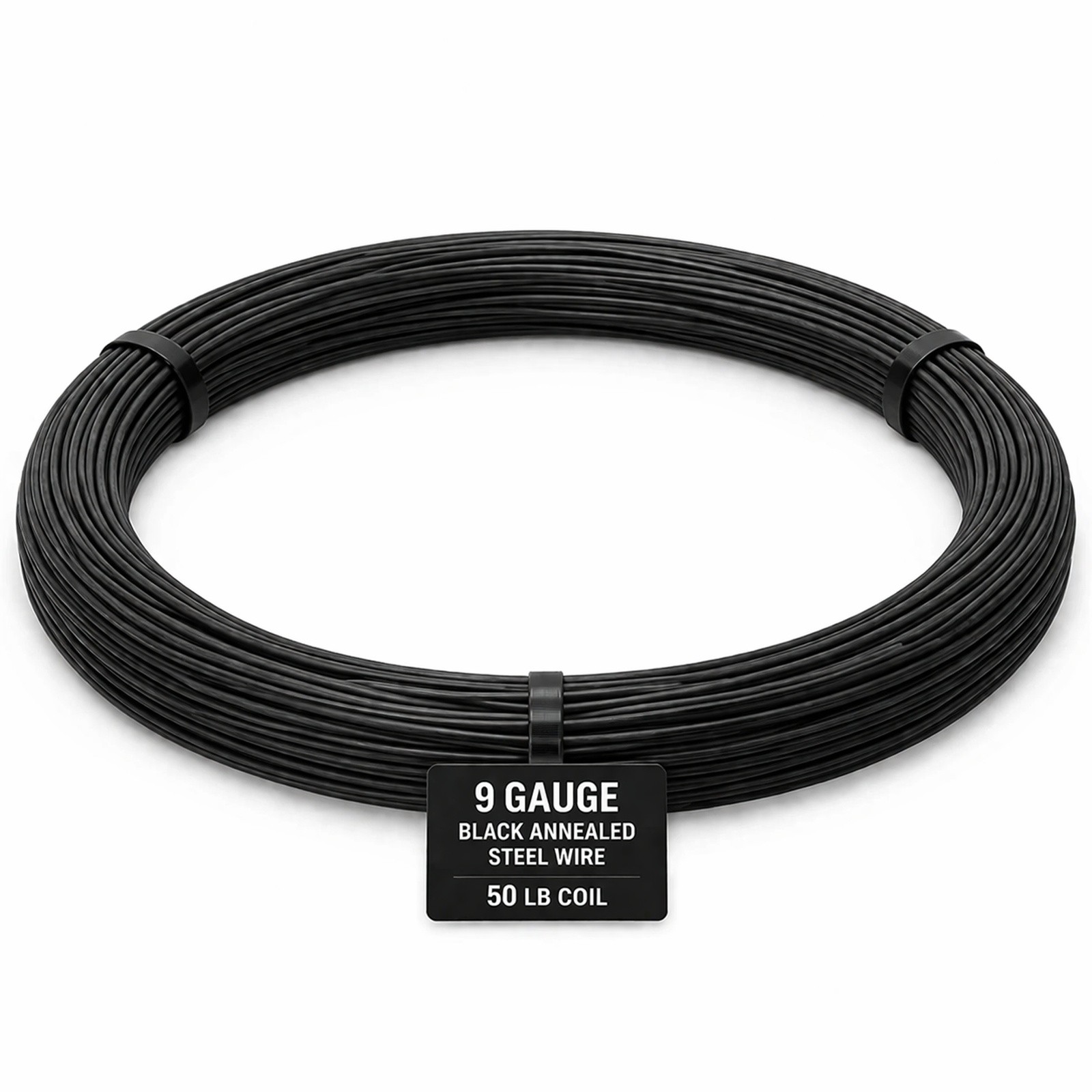 9 Gauge Black Annealed Steel Wire 50 lb Coil