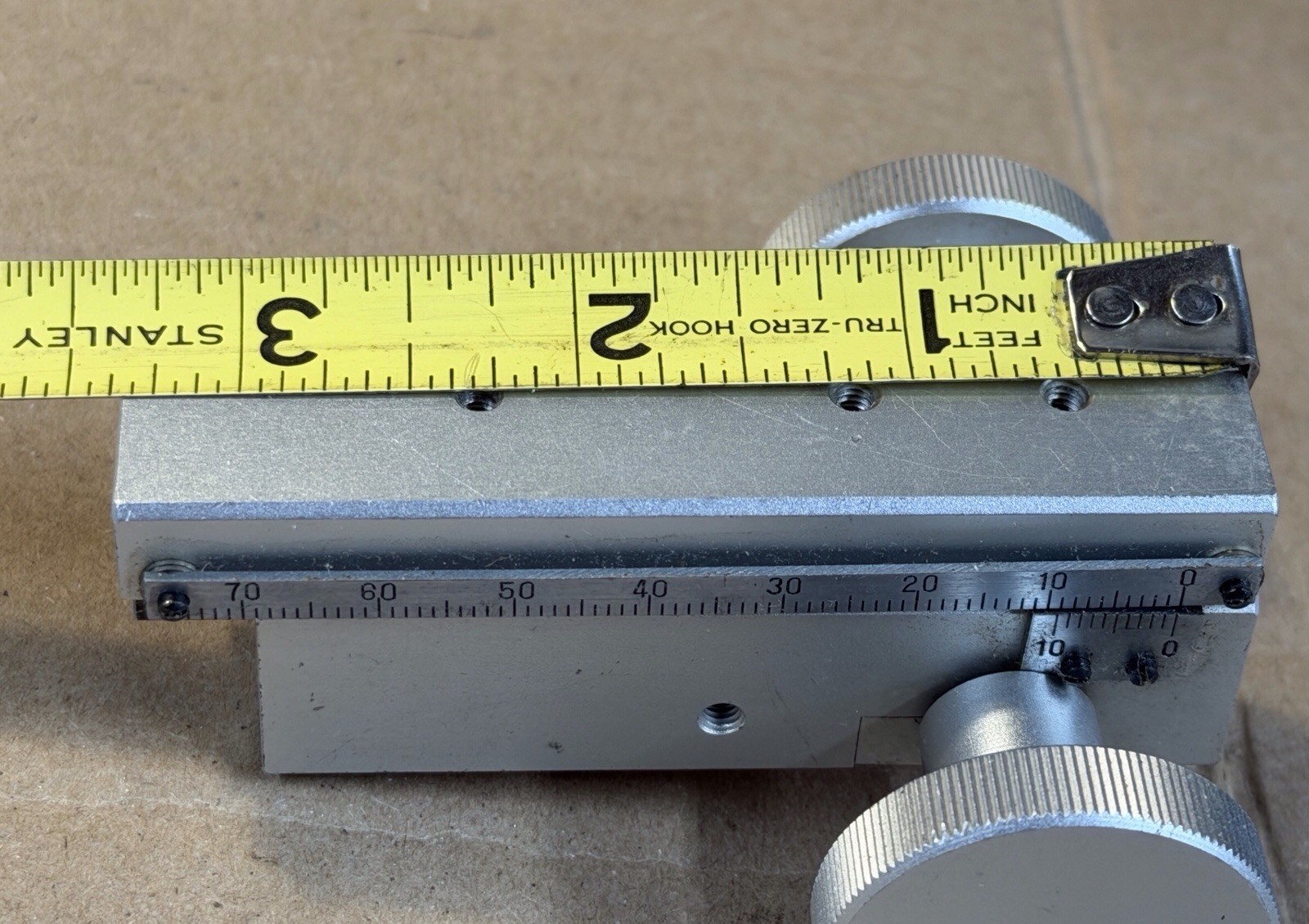 Precision Slide Mechanism -57mm Travel, Small Single Axis Movement