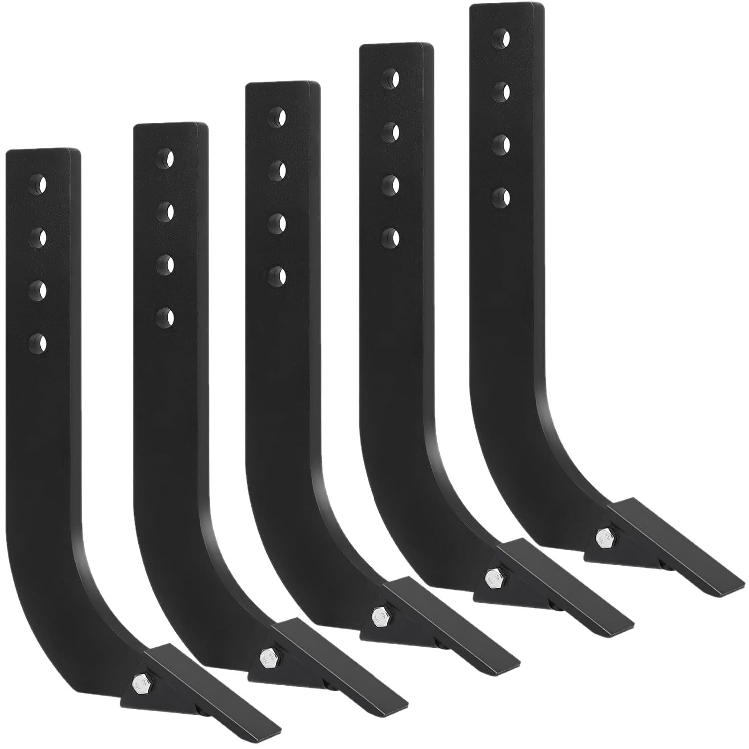 18” Box Blade Shank Scarifier Shanks Teeth 4 Holes Box Scraper Shank 5PCS
