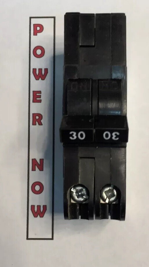 Federal Pacific FPE Stab-Lok Breaker 2 Pole 30 Amp 240V Thin – Ships Today