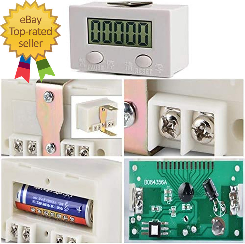 LCD Digital 0-99999 Counter 5 Digit plus up Gauge + Proximity Switch Sensor