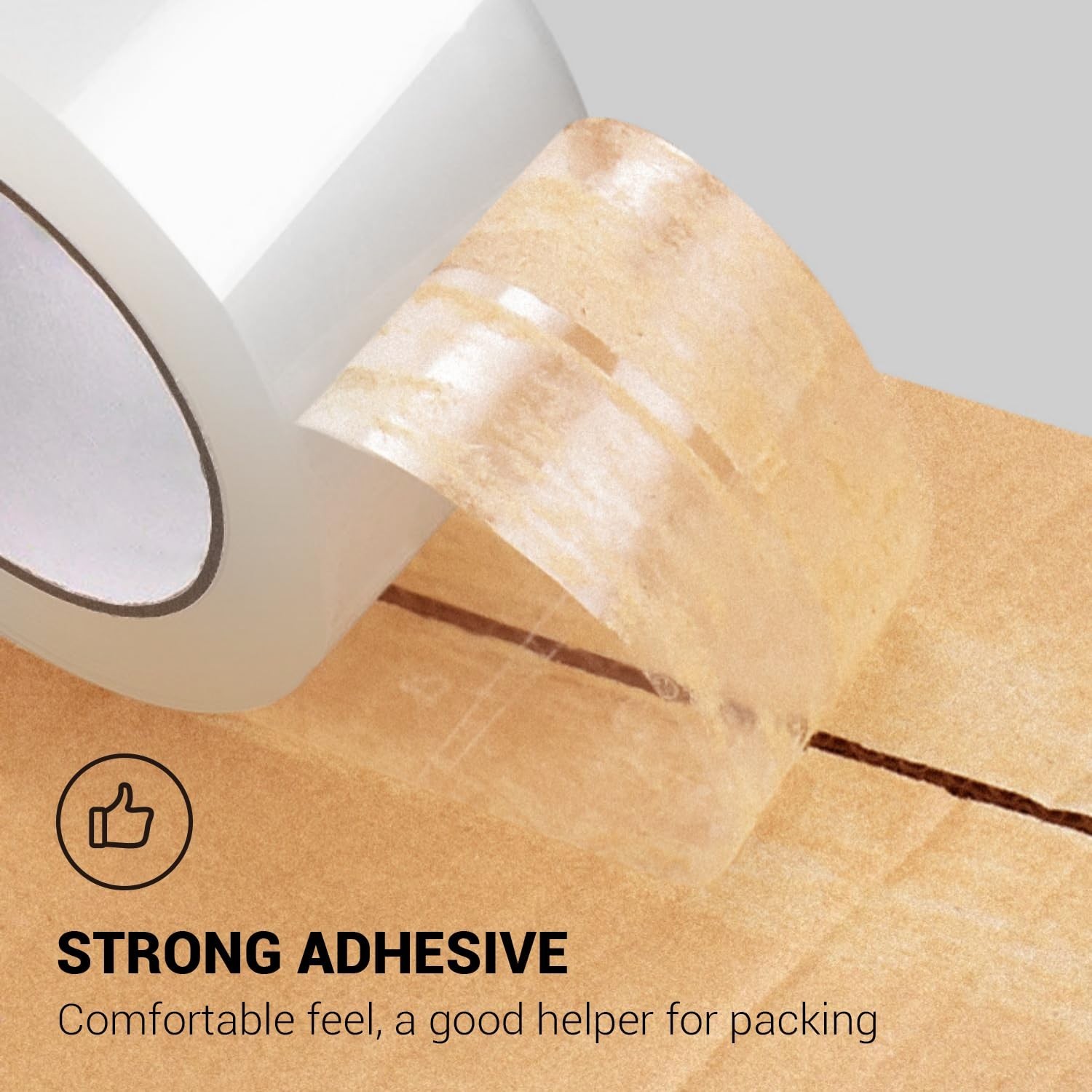 12 Rolls Shipping Packaging Box Packing Sealing Tape 2 mil 2″ x 110 Yard 330FT