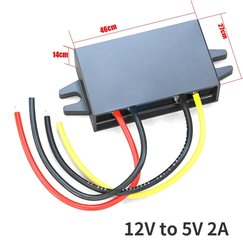 DC 12v TO 5v 1A 3A 5A 10A 5 Volts Buck Voltage Reducer Step-down Power Converter