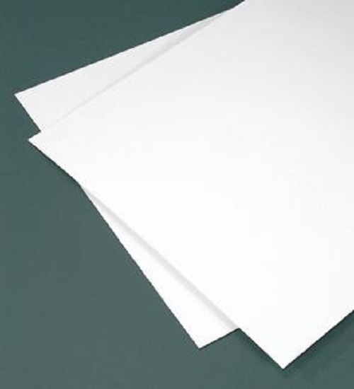 (2 Pack) White Polystyrene Sheet – 0.020″ Thick – 12″ x 12″ – Thermoforming