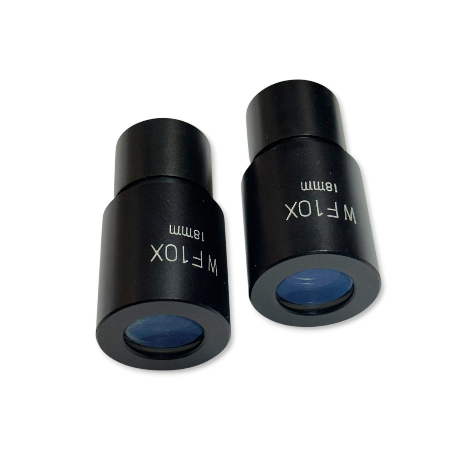 Pair of WF10X 18mm Wide Field Microscope Eyepieces Set
