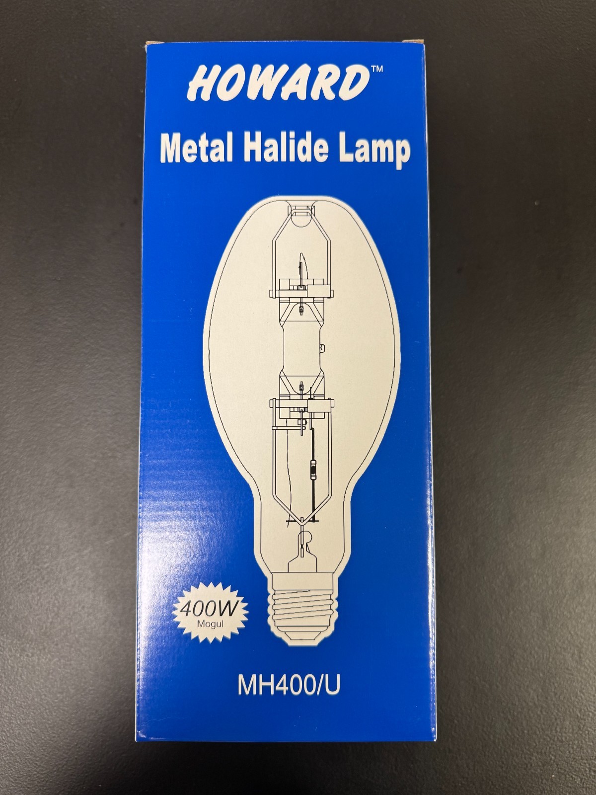 Howard Lighting Products MH400/U Metal Halide | 400W M59/E E39 ED37 Clear
