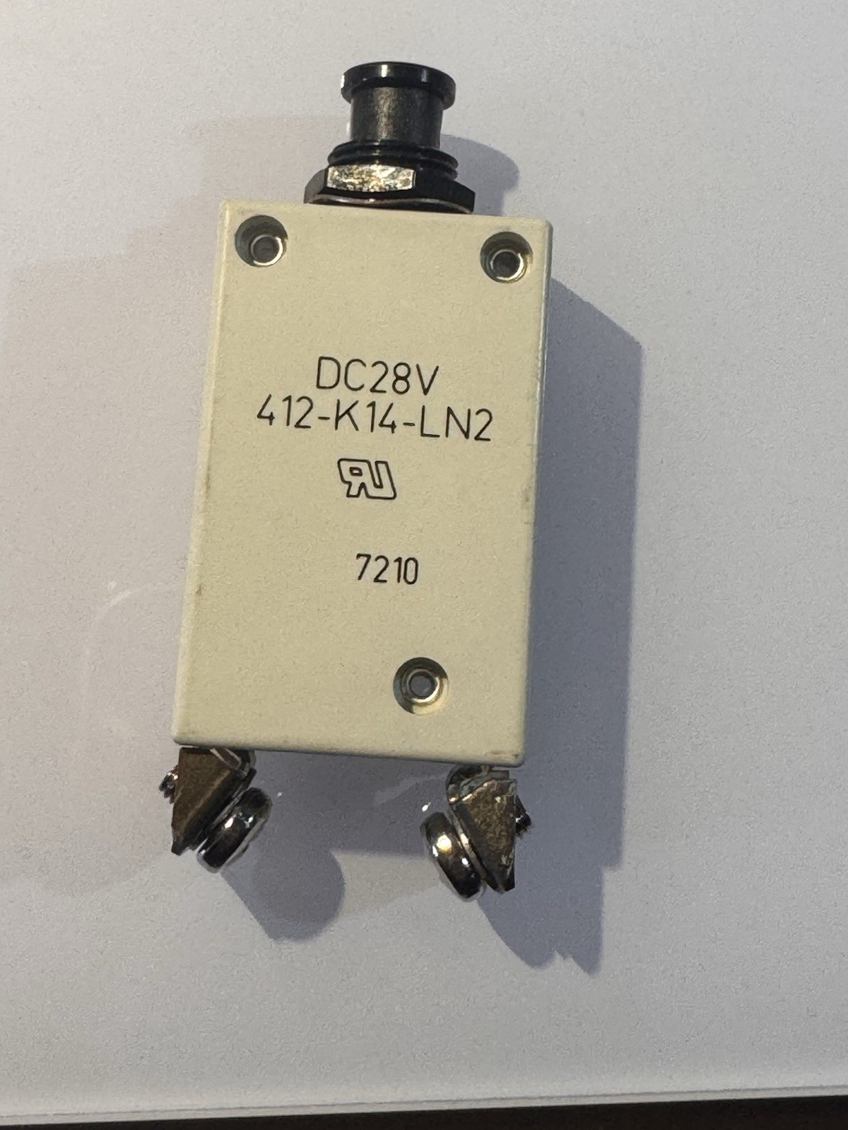 E-T-A 412-K14-LN2-6A Panel Mount Circuit BREAKER 28VDC 115VAC Tracked Vehicle