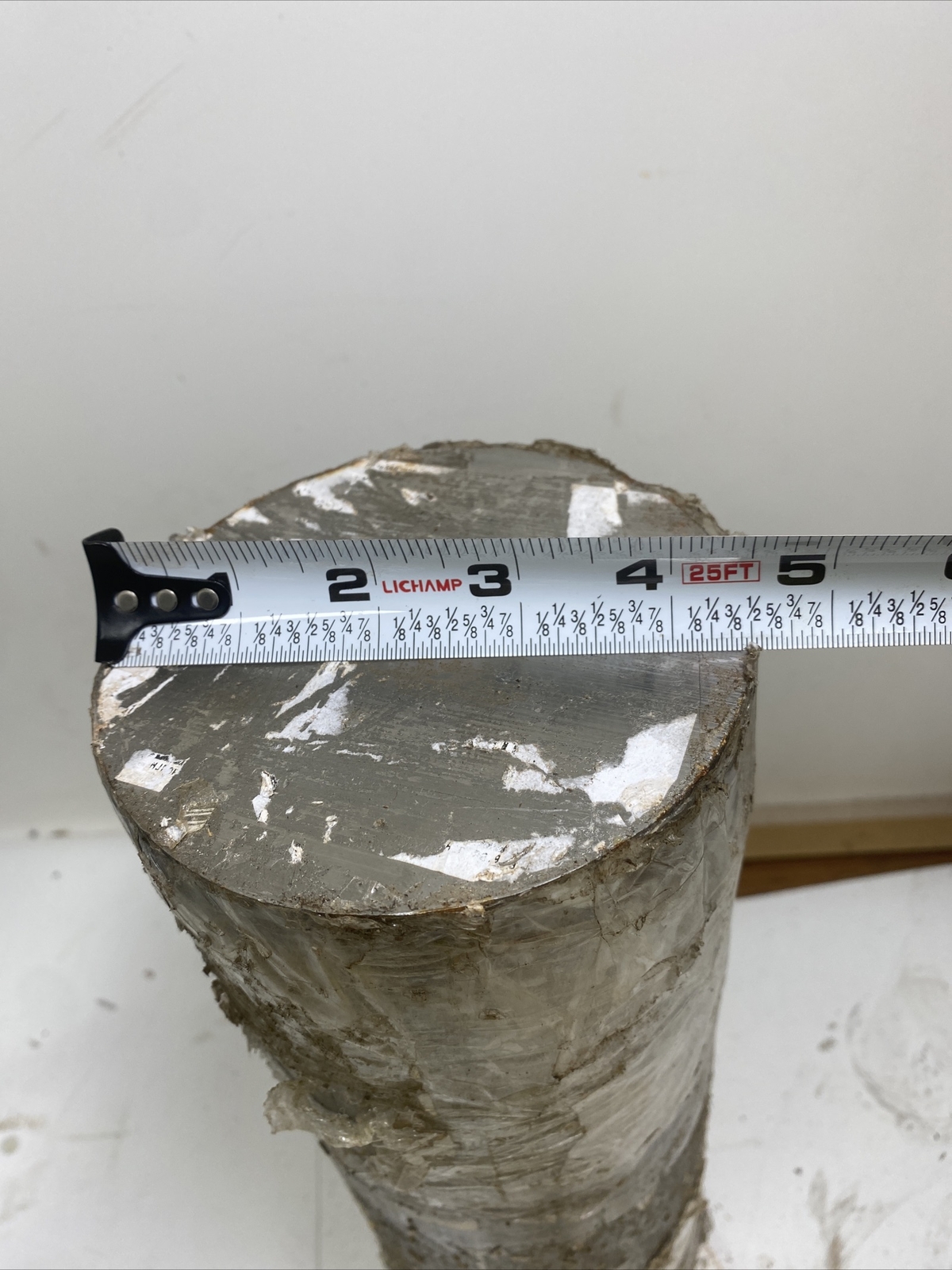 4.500 (4-1/2 inch) x 12 inches, Stainless Steel Round Rod, magnetic some.