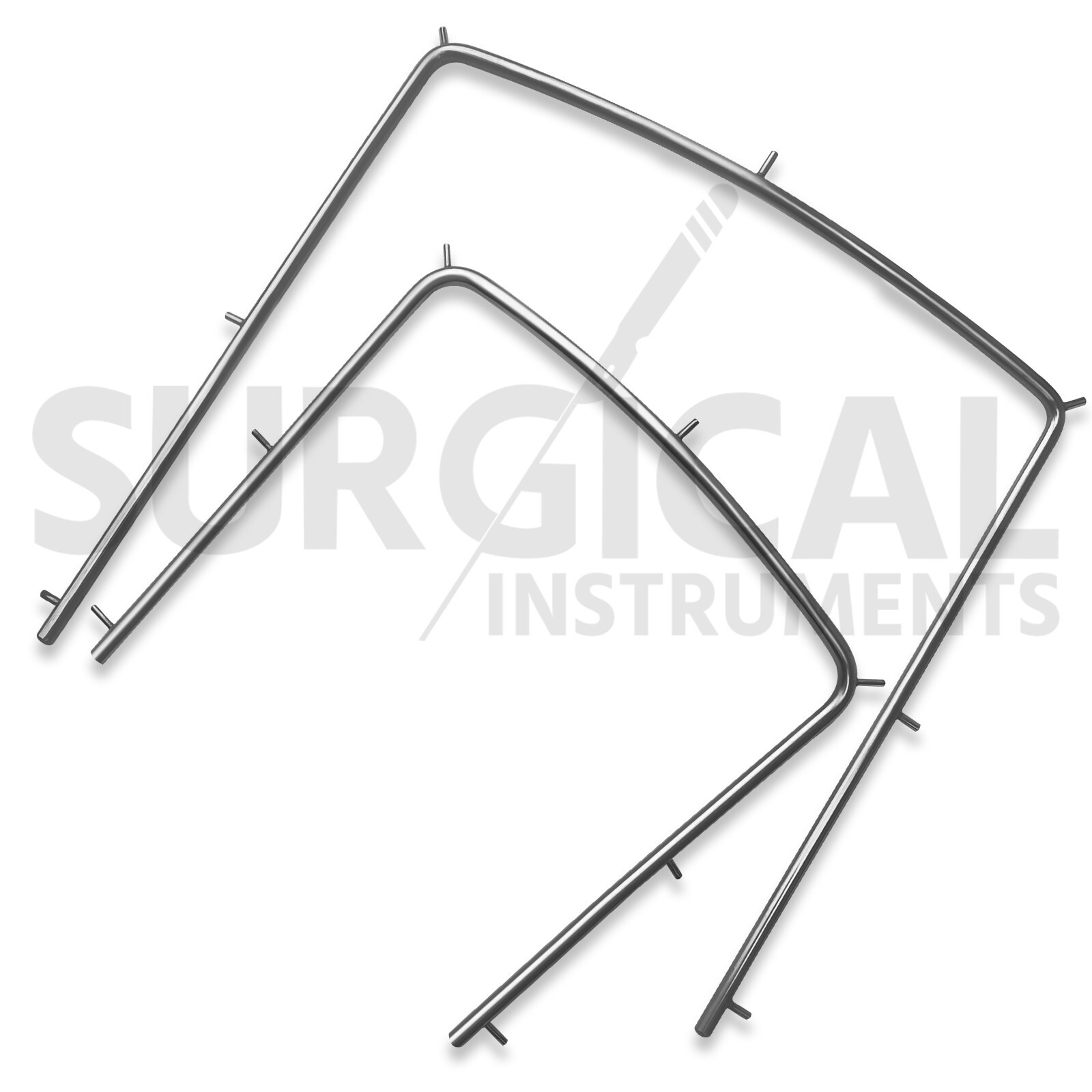 Rubber Dam Kit Starter of 18 Pcs with Frame Punch Clamps Dental Instruments