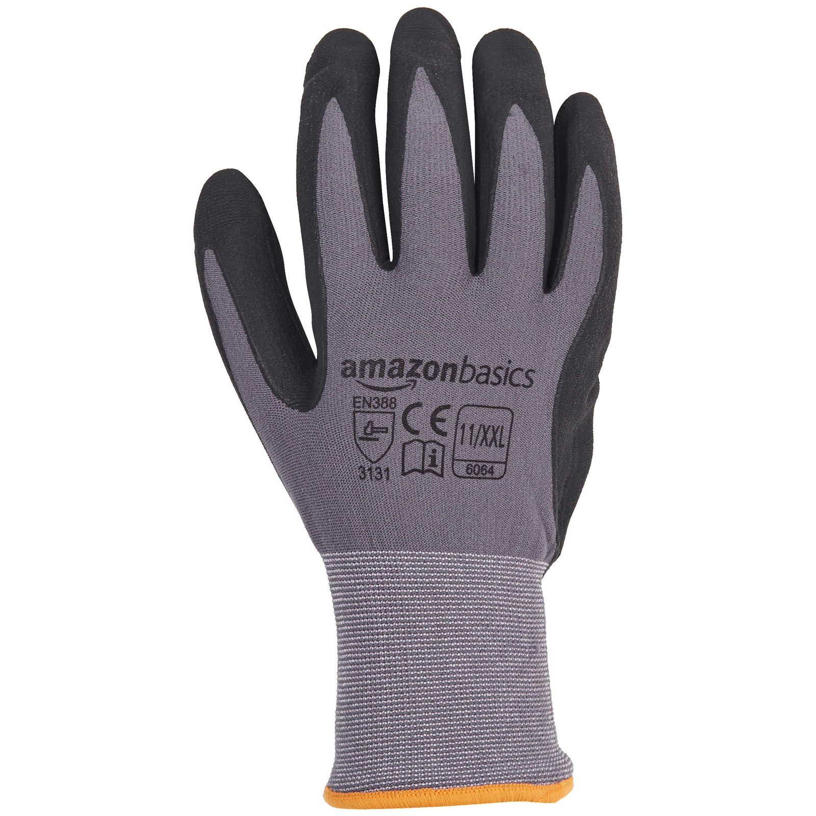 Retailer Basics Micro-Foam Nitrile Coated Work Gloves Nylon Liner Fiber Touch