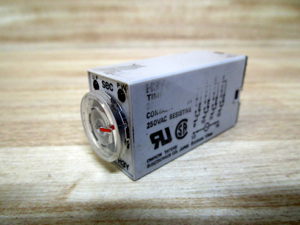 Omron H3Y-4 Timer H3Y4 Range 0-10 Seconds H3Y-4-250VAC-10S