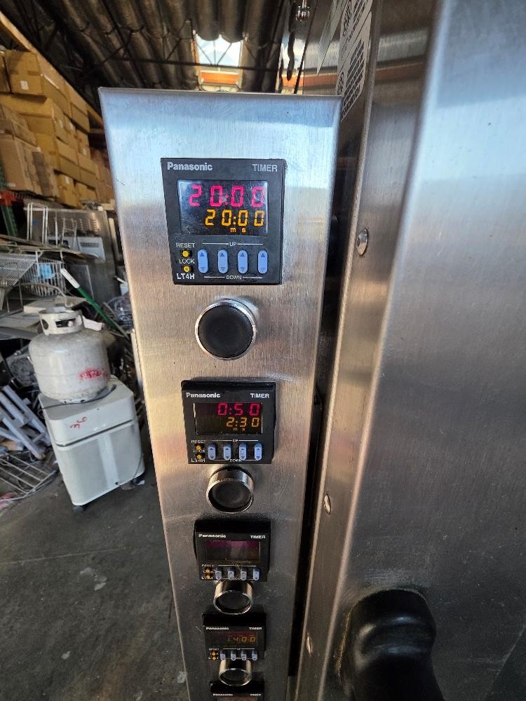 Nu‑Vu RM‑5T Single-Deck Countertop Convection Oven Stainless Steel Mobile Stand
