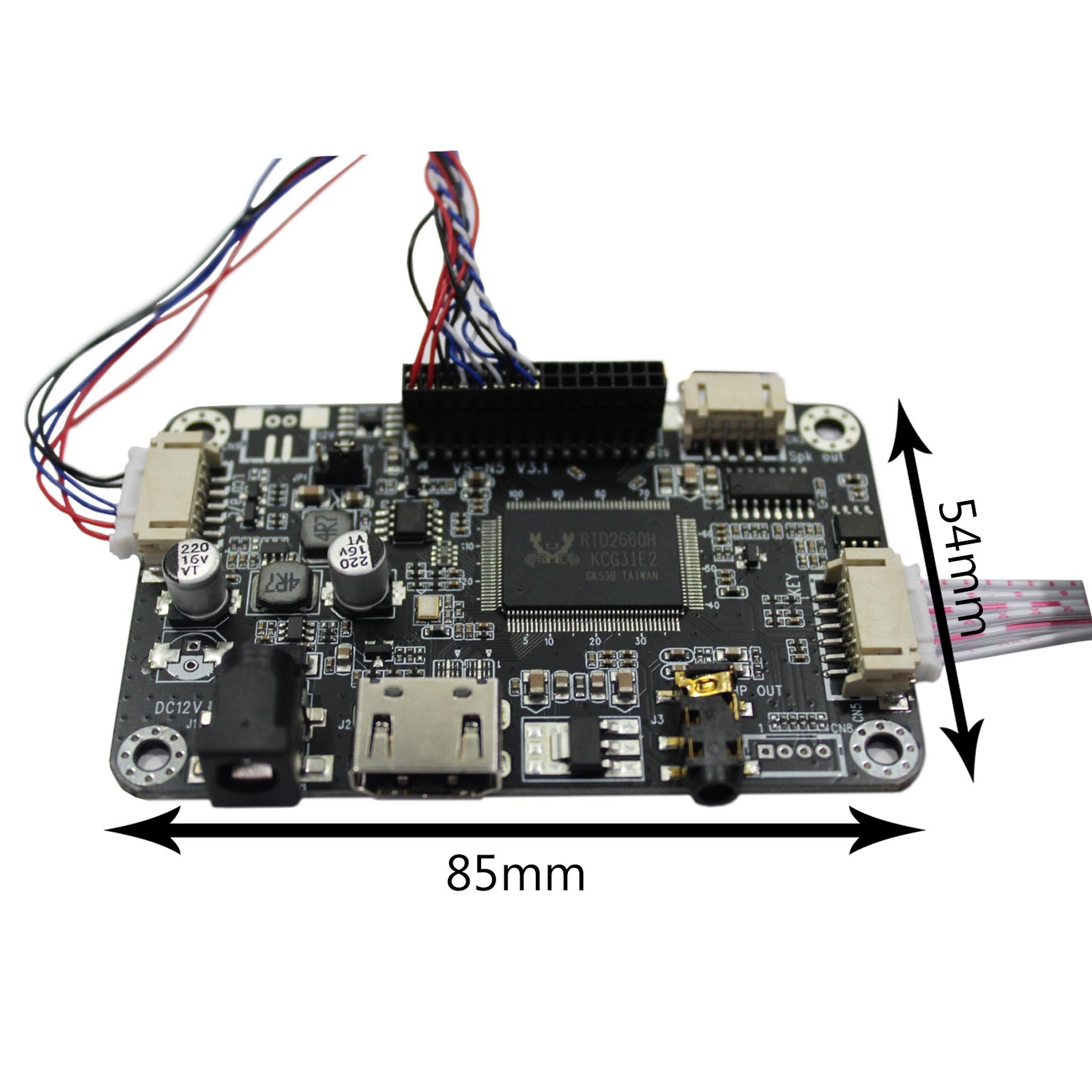 HDMI LCD Controller Board For 14 in 15.6 in 1366×768 40Pin LVDS interface LCD