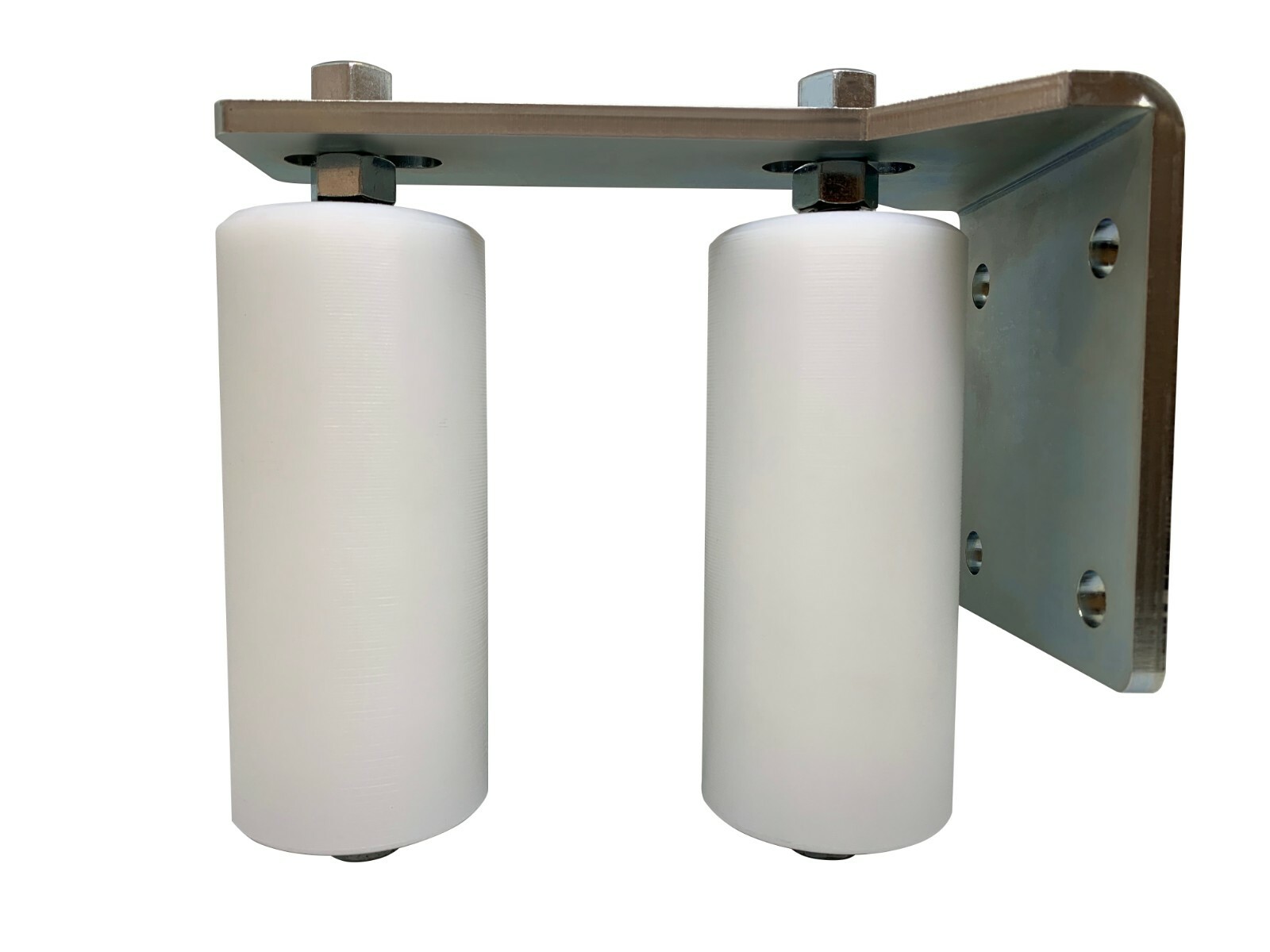Slide Gate Guide Roller 6″ Adjustable Reversible Rear Post Mount Bracket NEW