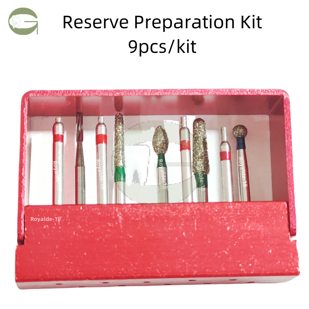 Dental Reverse Preparation/Anterior Posterior Crown Direction Burs Drill Diamond
