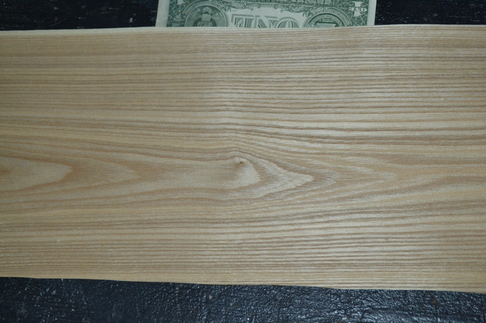 Black Ash Raw Wood Veneer Sheet 7 x 25 inches 1/42nd M5940-37