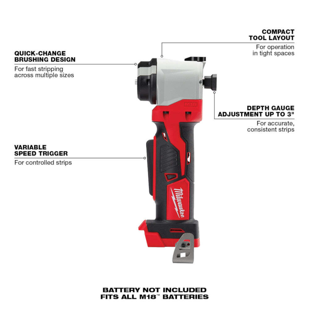Milwaukee 2935-80 M18 18V Cordless Cable Stripper – Bare Tool – Reconditioned