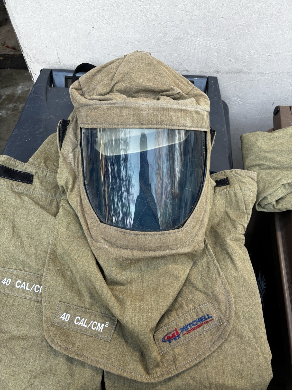 Mitchell HRC 4 40 Cal Super Lightweight Arc Flash Jacket Overalls Kit With Air