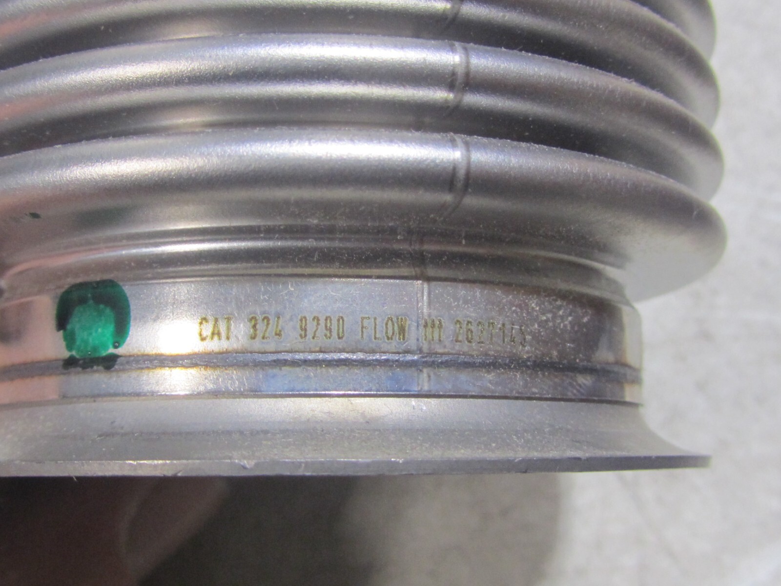 NEW CATERPILLAR 324-9290 100mm Overall Length Stainless Steel Bellows