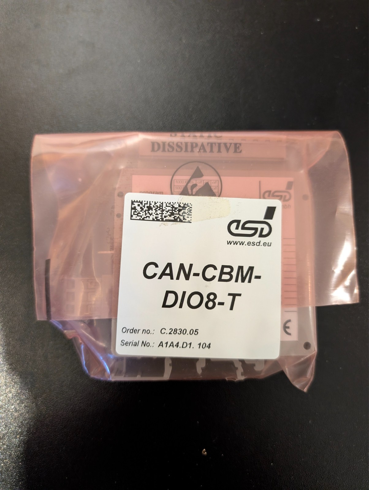 ESD CAN-CBM-DIO8 Canbloc Mini Module Canopen 8 Channels